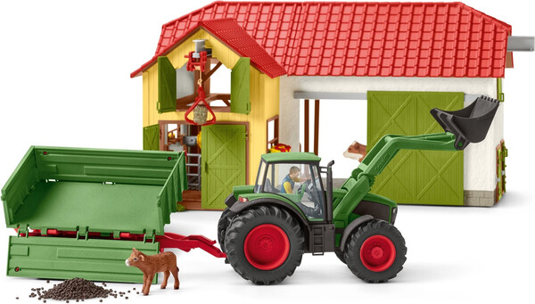 Schleich Schleich 42379 Tracteur avec remorque 4055744039324