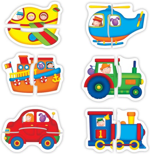 Galt Toys Casse-tête 2x6 bébé véhicules 5011979526472
