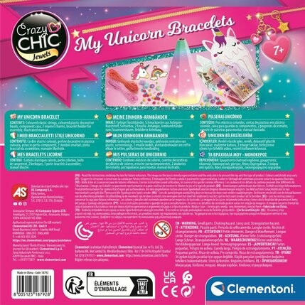 Clementoni Crazy Chic Bracelets licorne 8005125187928