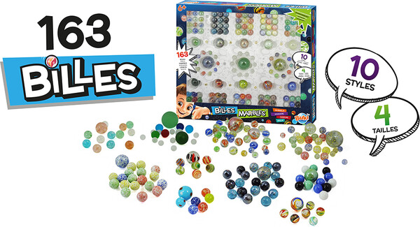 Buki Ensemble de billes (163pcs) 3700802102335