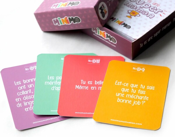 Minimo 52 cartes réconfort pour super maman 628110966315