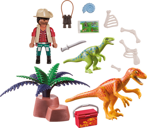 Playmobil Playmobil 70108 Mallette transportable Explorateur et dinosaures 4008789701084