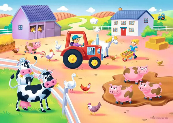 Ravensburger casse-tête Casse-tête 6-8-10-12 progressif How many can you count? 4005555040651