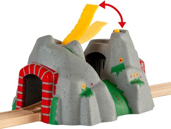 Brio Train Brio Train en bois Tunnel d'aventures 33481 7312350334814