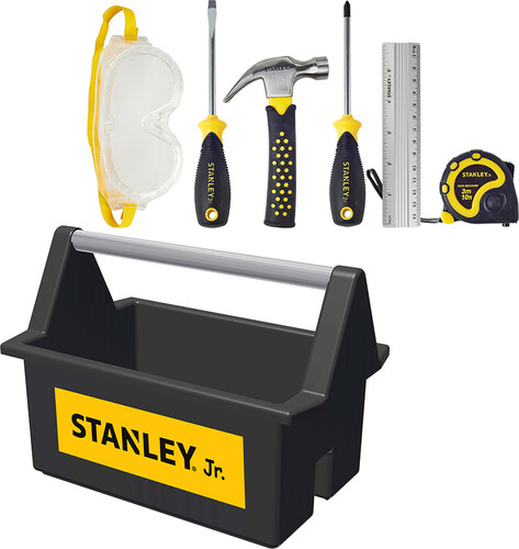 Stanley Jr. Ensemble coffre ouvert et 5 outils pour enfants 878834005924