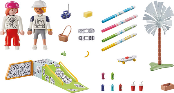 Playmobil Playmobil 71515 Couleur - Skatepark 4008789715159