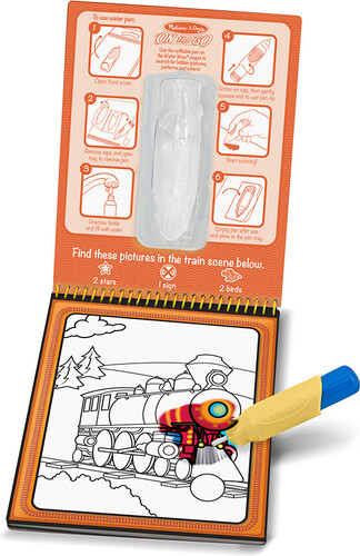 Melissa & Doug water wow - carnet d'activités réutilisable - véhicules 681147000148