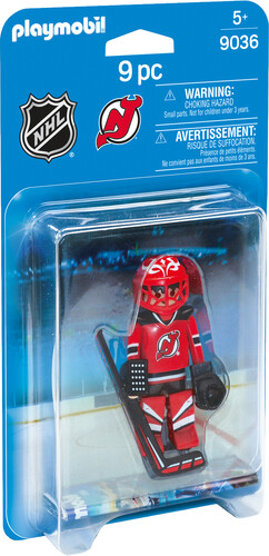 Playmobil Playmobil 9036 LNH Gardien de but de hockey Devils du New Jersey (NHL) (avril 2016) 4008789090362