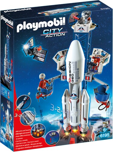 Playmobil Playmobil 6195 Fusée avec base de lancement (jan 2016) 4008789061959