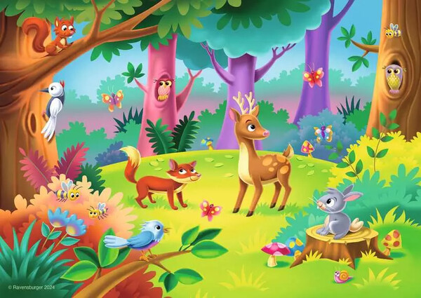 Ravensburger casse-tête Casse-tête 6-8-10-12 progressif How many can you count? 4005555040651