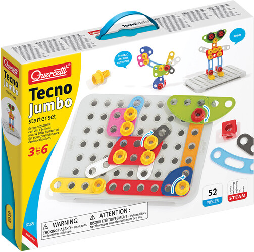 Quercetti Tecno Jumbo Coffret d'initiation 52 pieces Quercetti 6165 8007905061657