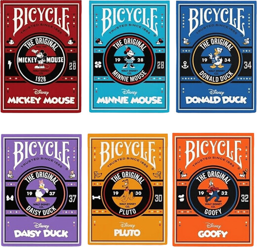 Bicycle Cartes à jouer - disney mickey and friends box set 073854100073