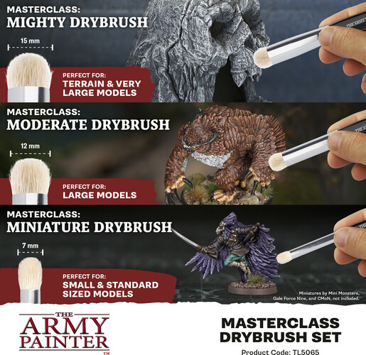 The Army Painter Warpaints Tools - Masterclass: Drybrush Set 5713799506503