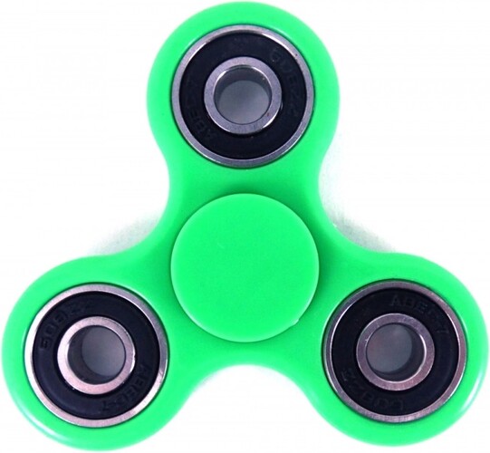 Spinner à main vert (Hand Spinner / Fidget Spinner) *