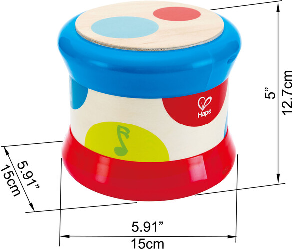 Hape Tambour de bébé 6943478017726