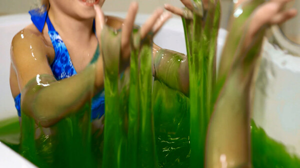 Zimpli Kids Baff gluant vert (Slime) pour le bain avec instructions en français 813974020147