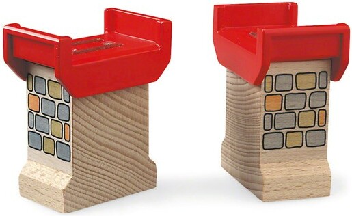 Brio Train Brio Train en bois Supports de pont 33254 7312350332544