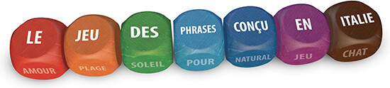 CreativaMente Rolling CUBES Les mots sont faits / Les mots ont la parole (fr) 8032591785563