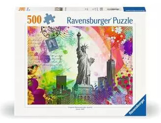 Ravensburger Casse-tête 500 Carte postale de New York 4005555003687