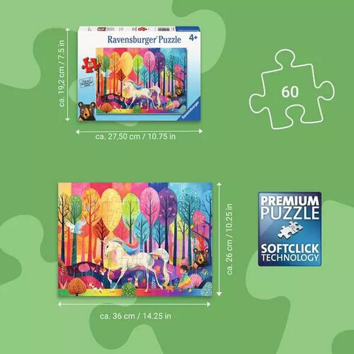 Ravensburger casse-tête Casse-tête 60 La forêt fantastique 4005555043027
