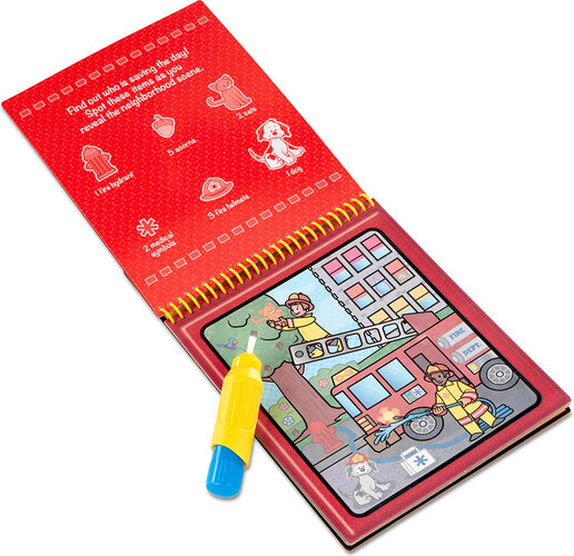 Melissa & Doug water wow - carnet d'activités réutilisable - véhicules 681147000148