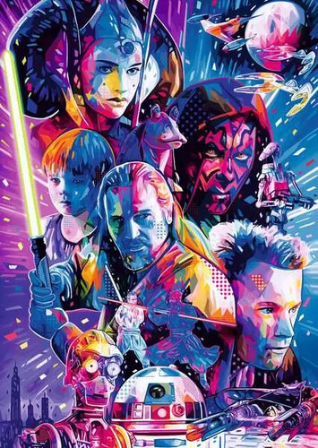 Ravensburger Casse-tête 500 Large Star Wars - La Menace Fantôme 4005555013389