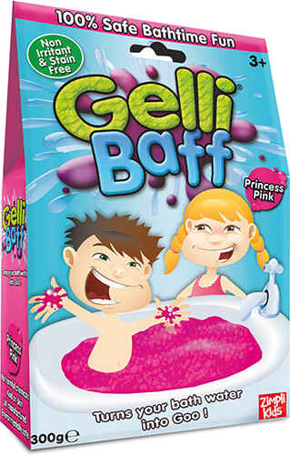Zimpli Kids Gelli Baff rose gelée pour le bain avec instructions en français 813974020031