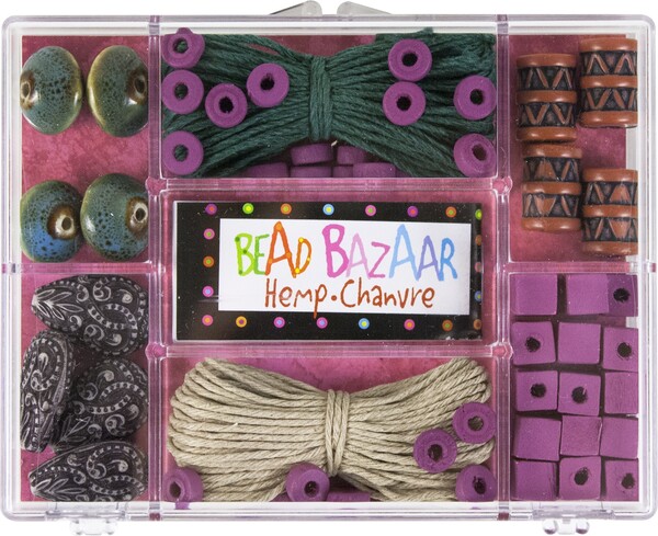 Bead Bazaar Perles chanvre Aztèques 633870009431