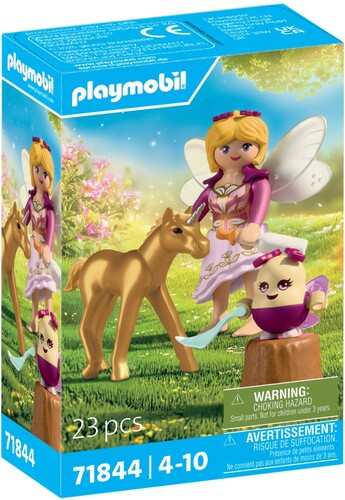Playmobil Playmobil 71844 Poulain licorne doree avec fee 4008789718440