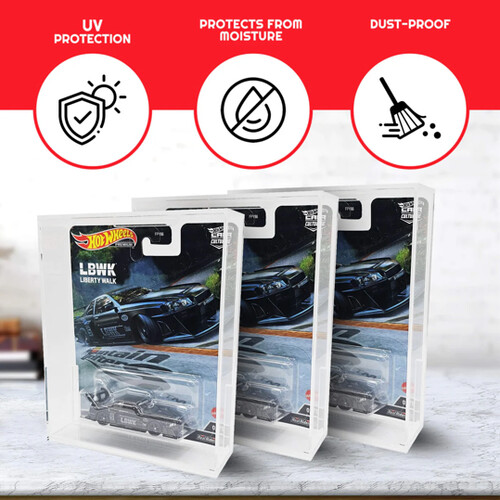 Evoretro EvoRetro acrylic for hot wheels premium 2pk 3701492108232
