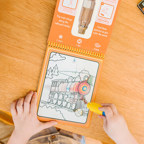 Melissa & Doug water wow - carnet d'activités réutilisable - véhicules 681147000148