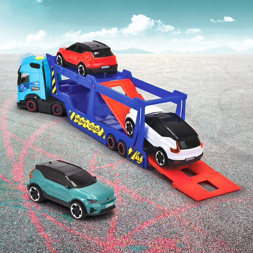 Dickie Toys dickie - transporteur d'autos son et lumière 40cm 4006333086595
