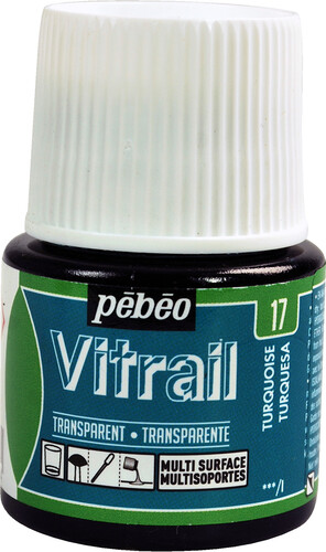 pébéo Peinture vitrail 45ml turquoise 17 3167860097988