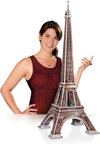 Wrebbit Casse-tête 3D Tour Eiffel, Paris, France (816pcs) 665541020094