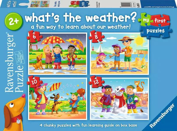 Ravensburger casse-tête Casse-tête 6-8-10-12 progressif MFP What's the Weather 4005556030576