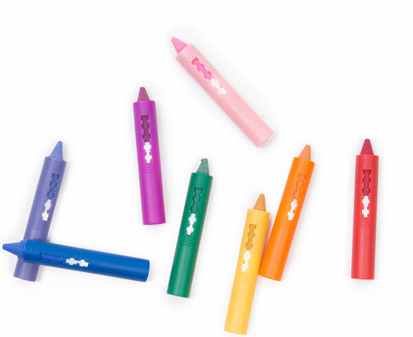 Tutti Frutti Crayons de bain Tutti frutti, ensemble de 8 (fr/en) 061404151088