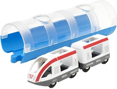 Brio Train Brio Train en bois Train de voyageurs et tunnel 33890 7312350338904