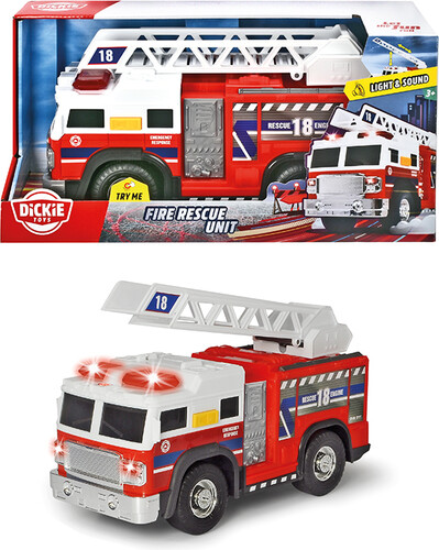 Dickie Toys Action Series - Camion de pompier Sons et lumières 30cm 4006333071348