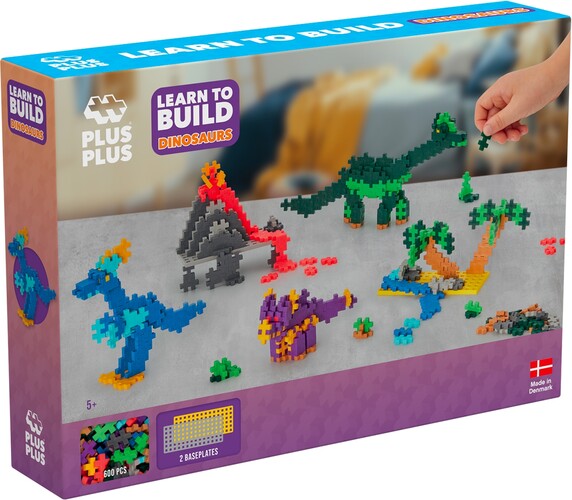 Plus-Plus Plus-Plus Apprendre à construire - Dinosaures (500 pcs) 5710409107129