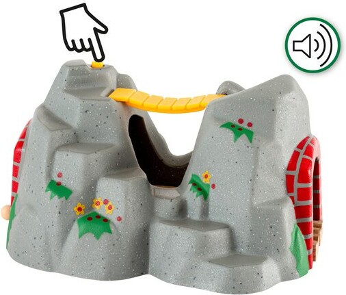 Brio Train Brio Train en bois Tunnel d'aventures 33481 7312350334814