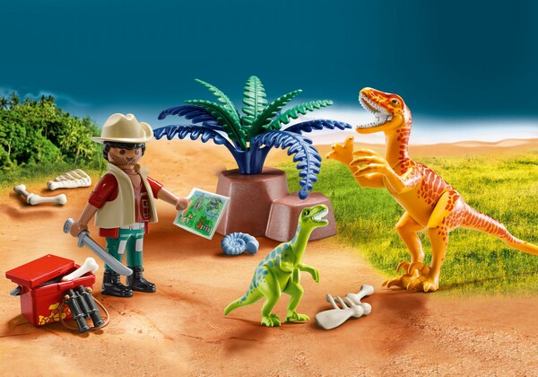 Playmobil Playmobil 70108 Mallette transportable Explorateur et dinosaures 4008789701084