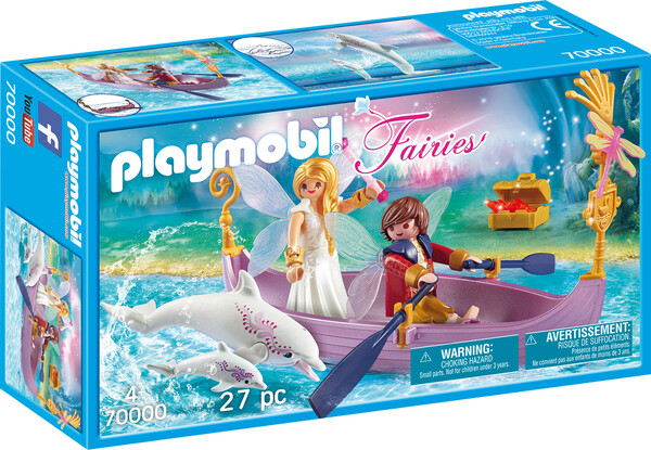 Playmobil Playmobil 70000 Bateau avec couple de fées 4008789700001