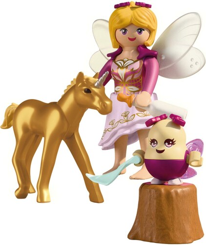 Playmobil Playmobil 71844 Poulain licorne doree avec fee 4008789718440