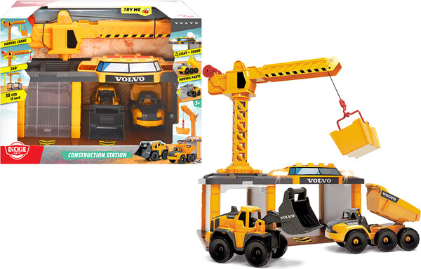 Dickie Toys Station de construction Volvo 4006333080531