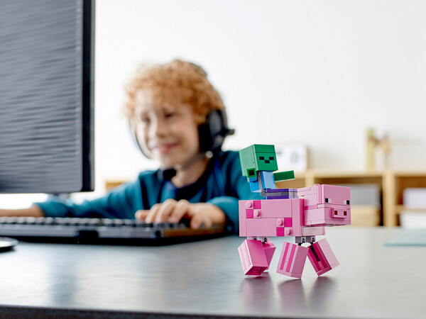 LEGO LEGO 21157 Minecraft Bigfigurine cochon et bébé zombie 673419319010