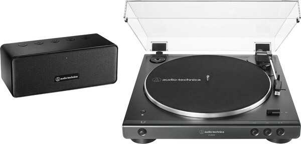 Audio Technica Table Tournante AT-LP60XSPBT-BK Noir + Speaker BT automatique Belt-Drive (Bluetooth) 4961310154547
