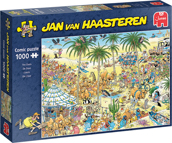 Jumbo Casse-tête 1000 Jan van Haasteren - L'oasis 8710126200483
