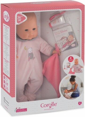 Corolle Corolle Mon bébé poupée classique coffret Eloïse va au dodo 36 cm 887961609820