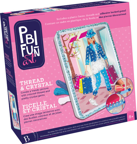 PBI Fun Art Créer une image tendance avec ficelles et cristaux (fr/en) 727565061979