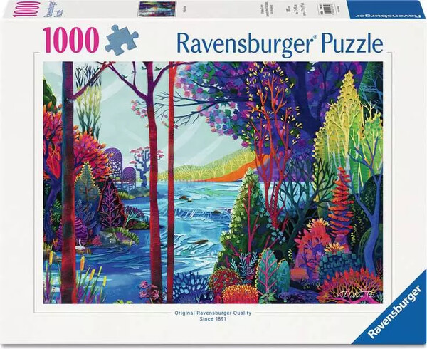 Ravensburger casse-tête Casse-tête 1000 Forêt indigo 4005555018513